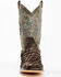 Image #4 - Cody James Men's Exotic Pirarucu Ocean Western Boots - Broad Square Toe , Dark Blue, hi-res