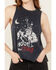Rock & Roll Denim Women's Shoot for the Stars Sleeveless Tank , Navy, hi-res