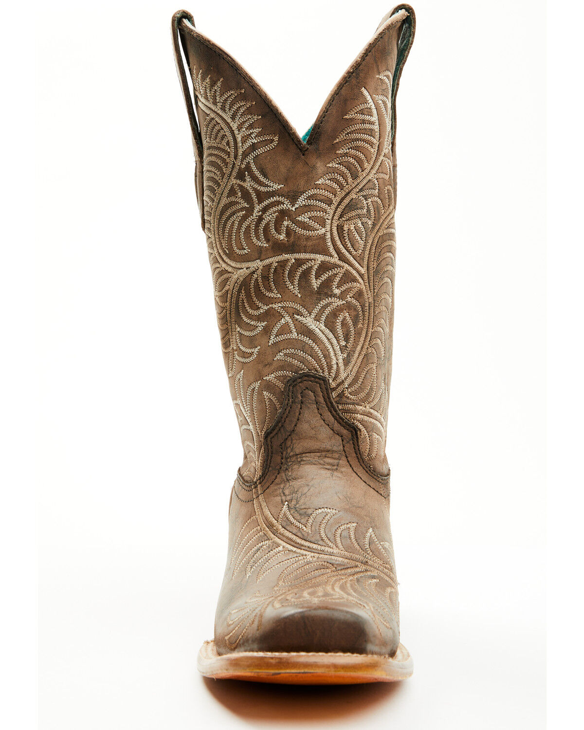 Image #4 - Corral Women's Embroidered Western Boots - Square Toe, Brown, hi-res