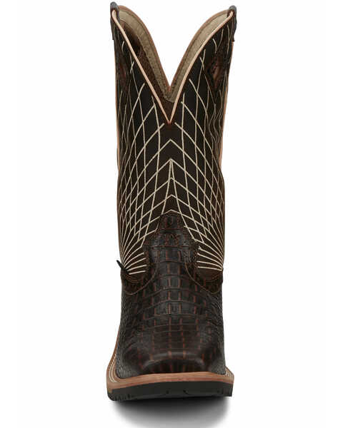 Image #5 - Justin Men's Derrickman Western Work Boots - Composite Toe, Cognac, hi-res