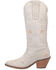Image #3 - Dingo Women's Full Bloom Western Boots - Medium Toe, White, hi-res