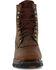 Cody James Men's 8" Waterproof Lace-Up Kiltie Work Boots - Square Toe, Brown, hi-res