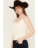 Image #2 - Idyllwind Women's Redmond Lace Fringe Cami, Ivory, hi-res