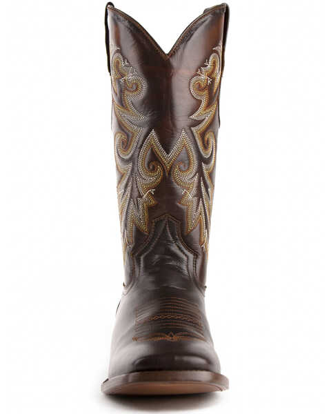 Image #4 - Ferrini Men's Tundra Western Boots - Square Toe, Chocolate, hi-res