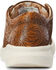 Ariat Women's Floral Embossed Casual Hilo Shoe - Moc Toe , Brown, hi-res