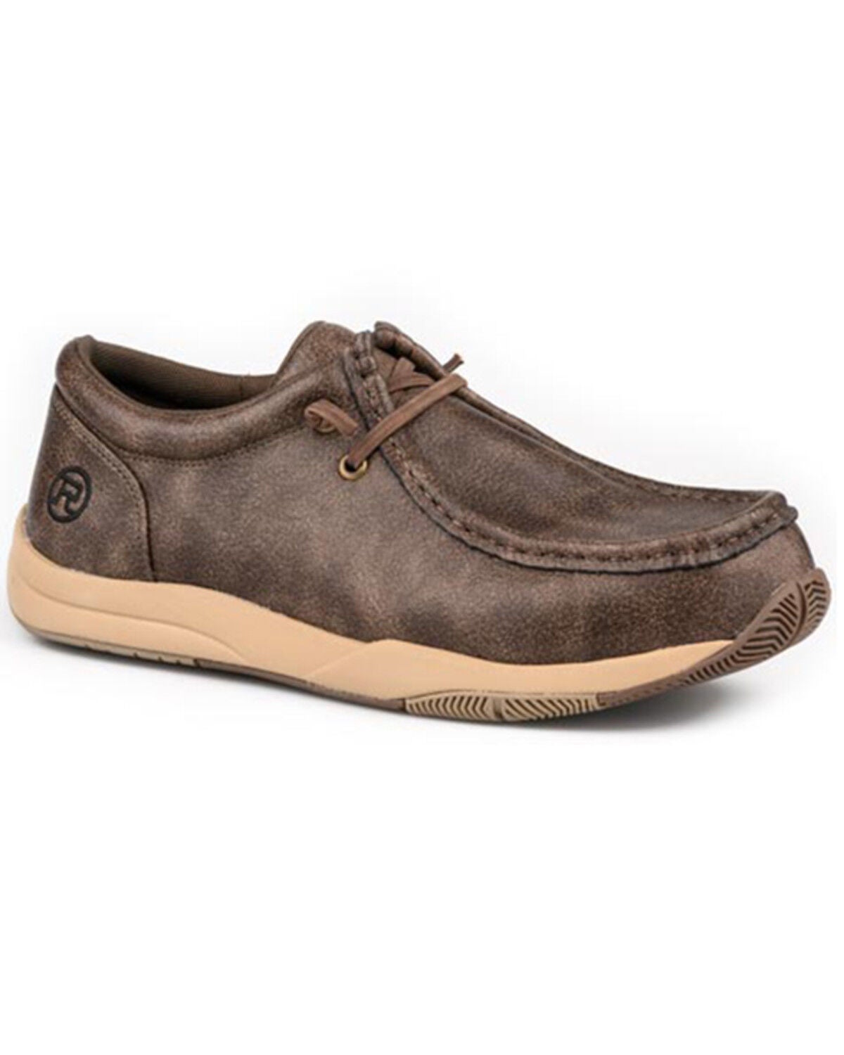 Image #1 - Roper Men's Clearcut Low Casual Shoes - Moc Toe, Brown, hi-res