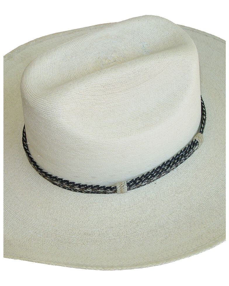 Colorado Horsehair Men's No Tassel Hatband, Natural, hi-res