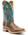 Image #1 - Double H Men's Elliott Western Boots - Broad Square Toe, Brown, hi-res