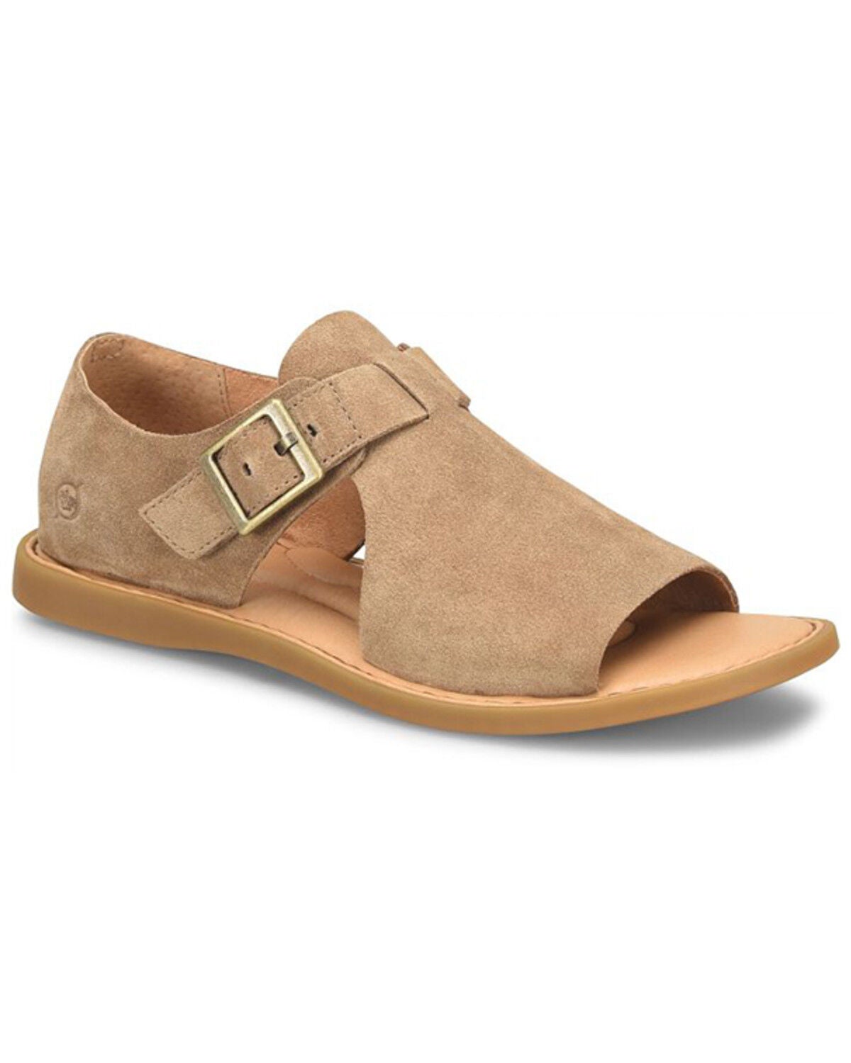 Born Women's Ivey Suede Sandals, Taupe, hi-res