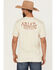 Image #4 - Ariat Men's Logo Short Sleeve Graphic T-Shirt, Natural, hi-res