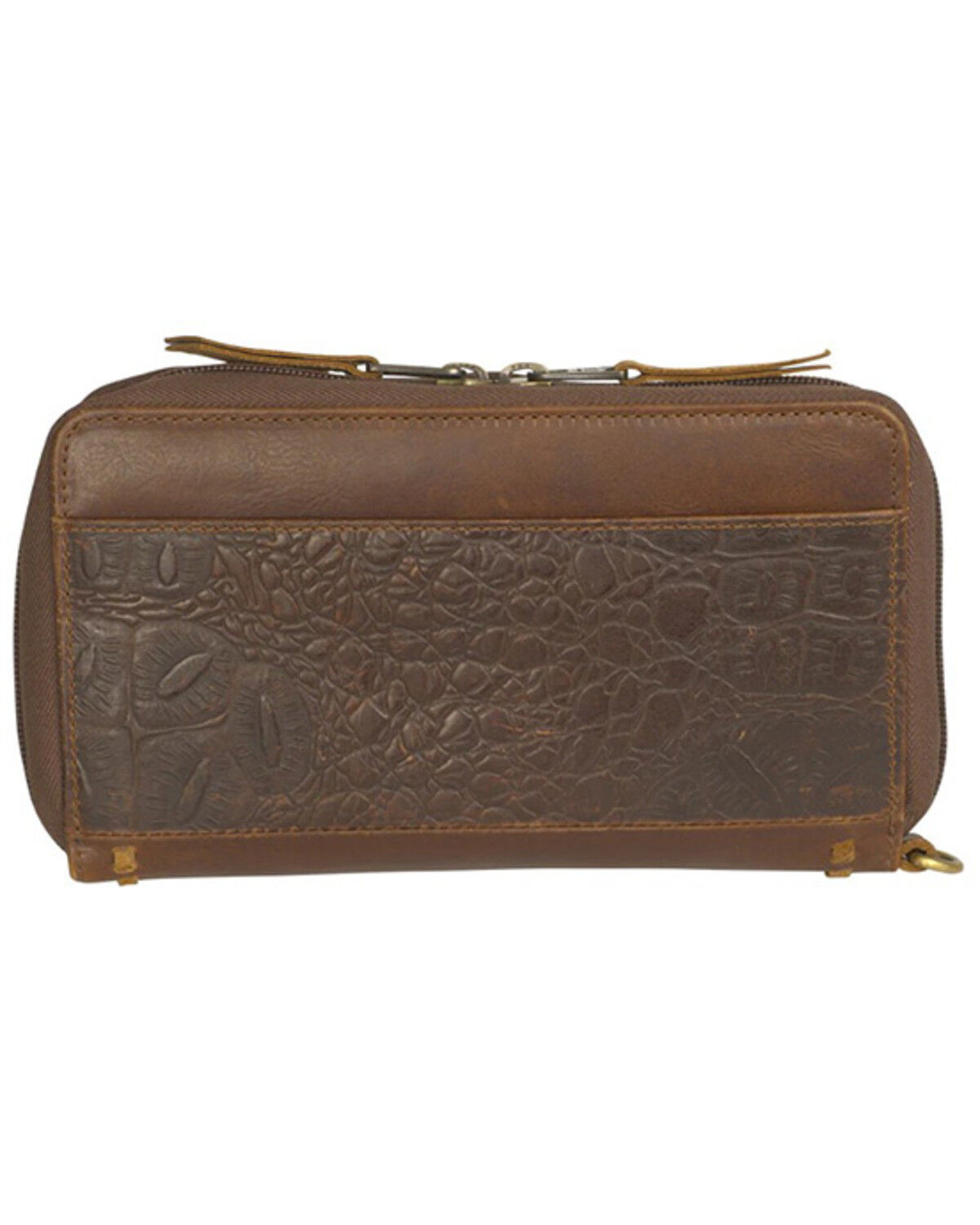 Image #2 - STS Ranchwear by Carroll Women's Catalina Croc Kacy Organizer, Brown, hi-res