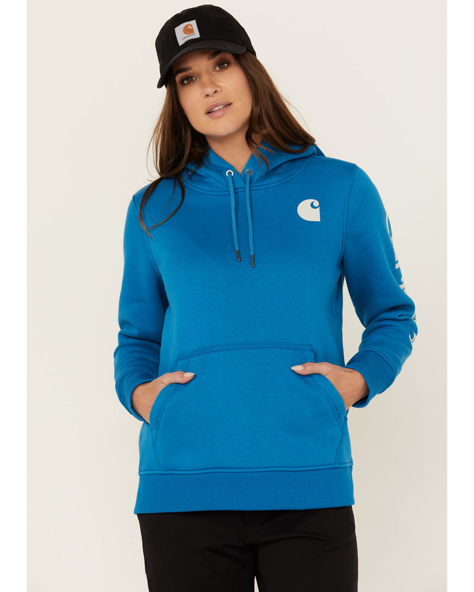 Logo graphic hoodie shop