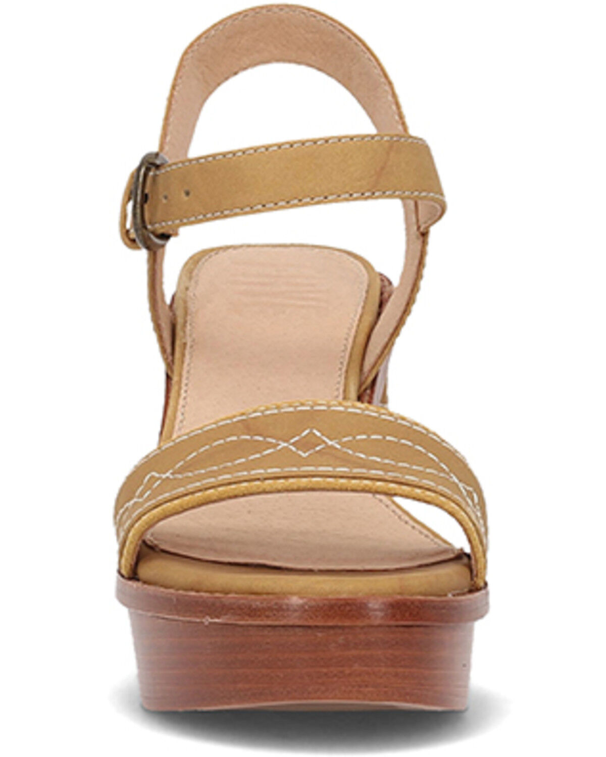 Image #4 - Frye Women's Pipa Woodstock Platform Sandal, Tan, hi-res