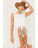 Image #2 - Miss Me Women's Ditzy Floral Crochet Lace Vest, Multi, hi-res