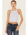 Image #1 - Free People Women's Clean Lines Sleeveless Cami, Blue, hi-res