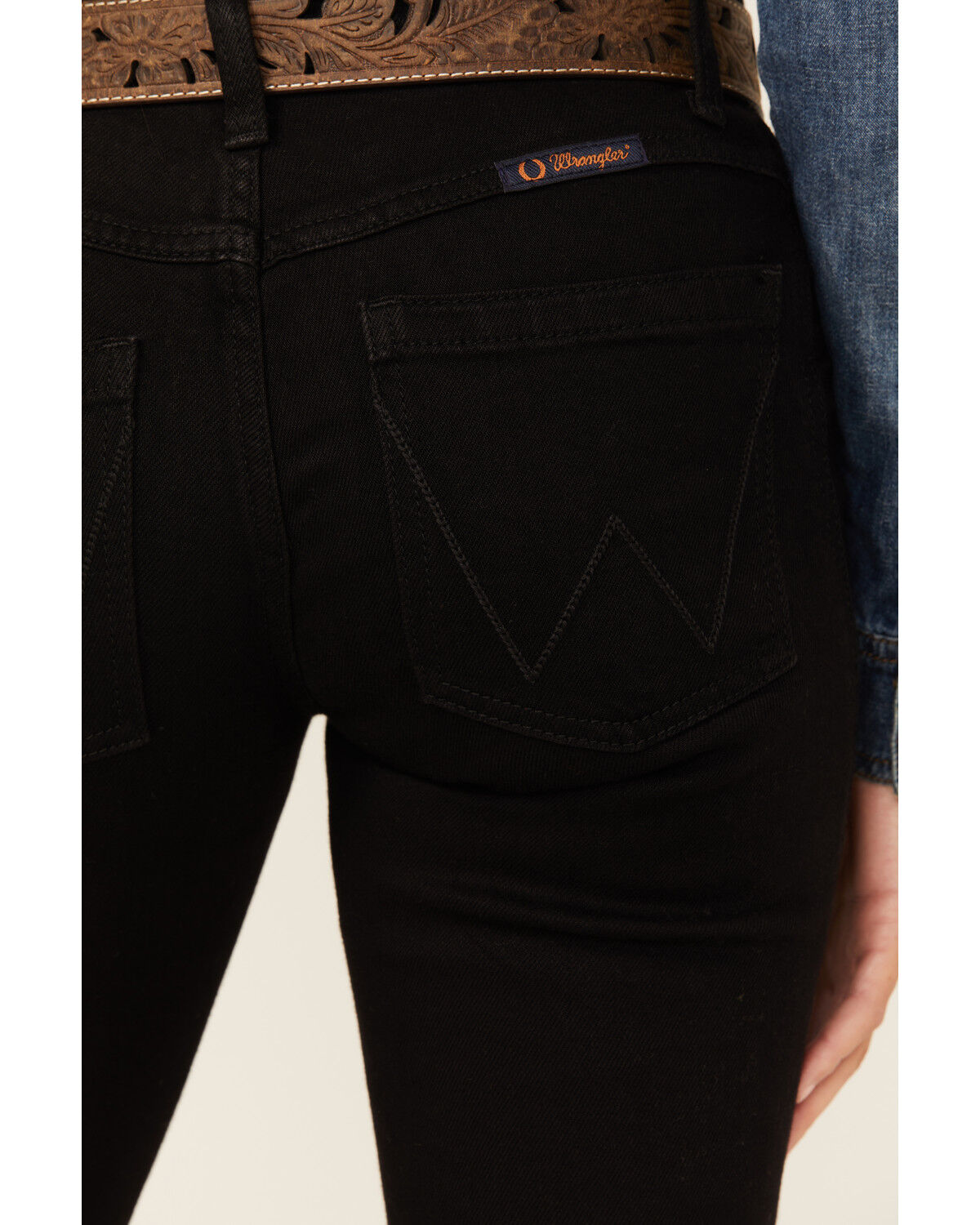 Image #4 - Wrangler Women's Willow Mid Rise Bootcut Ultimate Riding Jeans, Black, hi-res