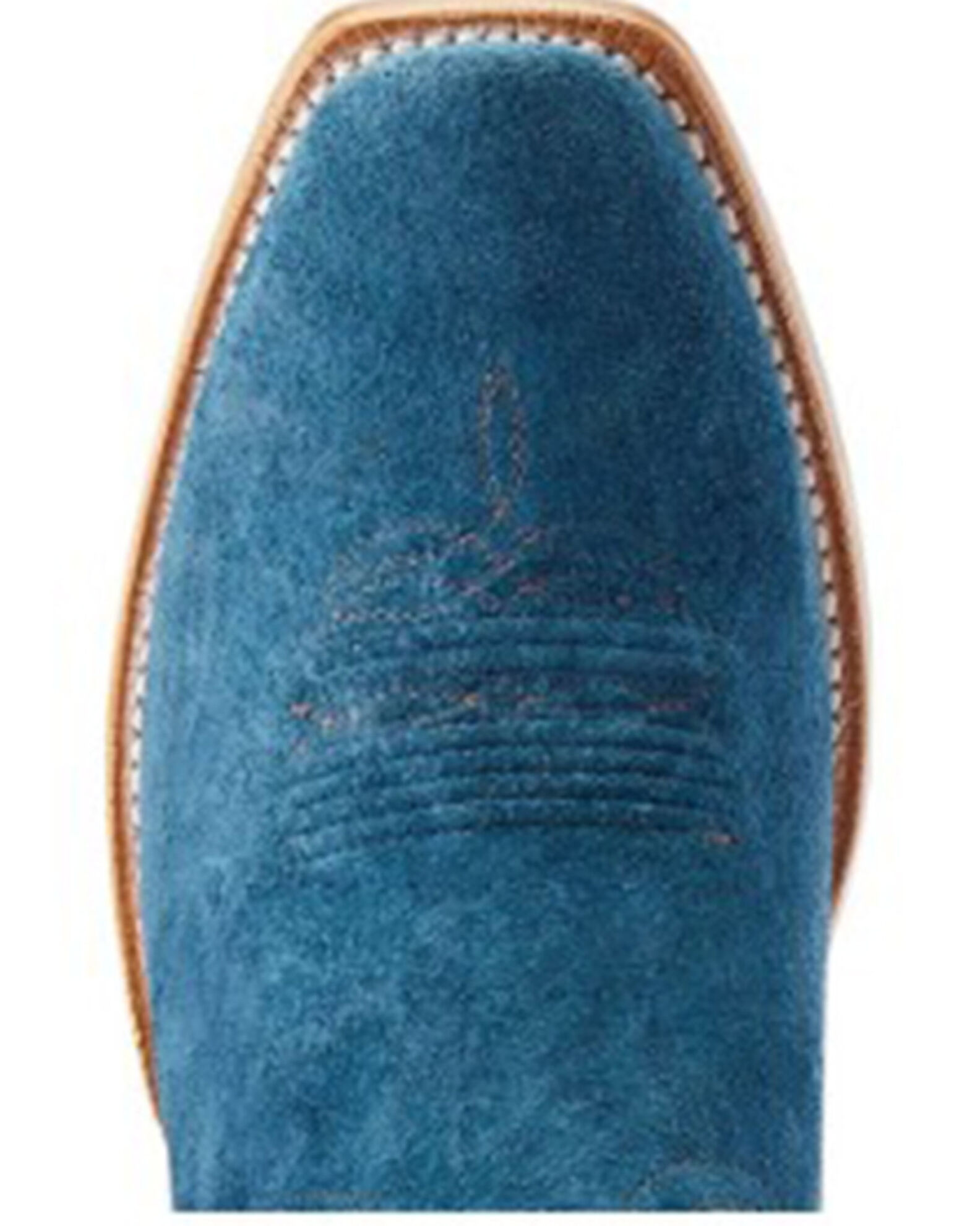 Image #4 - Ariat Men's Futurity Showman Roughout Western Boots - Square Toe, Navy, hi-res
