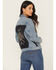 Image #5 - Idyllwind Women's Mallard Denim and Blanket Mix Jacket, Medium Wash, hi-res