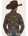 Image #4 - Cody James Men's Canyon Rider Paisley Print Long Sleeve Snap Western Shirt, Navy, hi-res