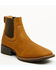 Image #1 - Cody James Men's Ace Chelsea Boots - Broad Square Toe, Brown, hi-res