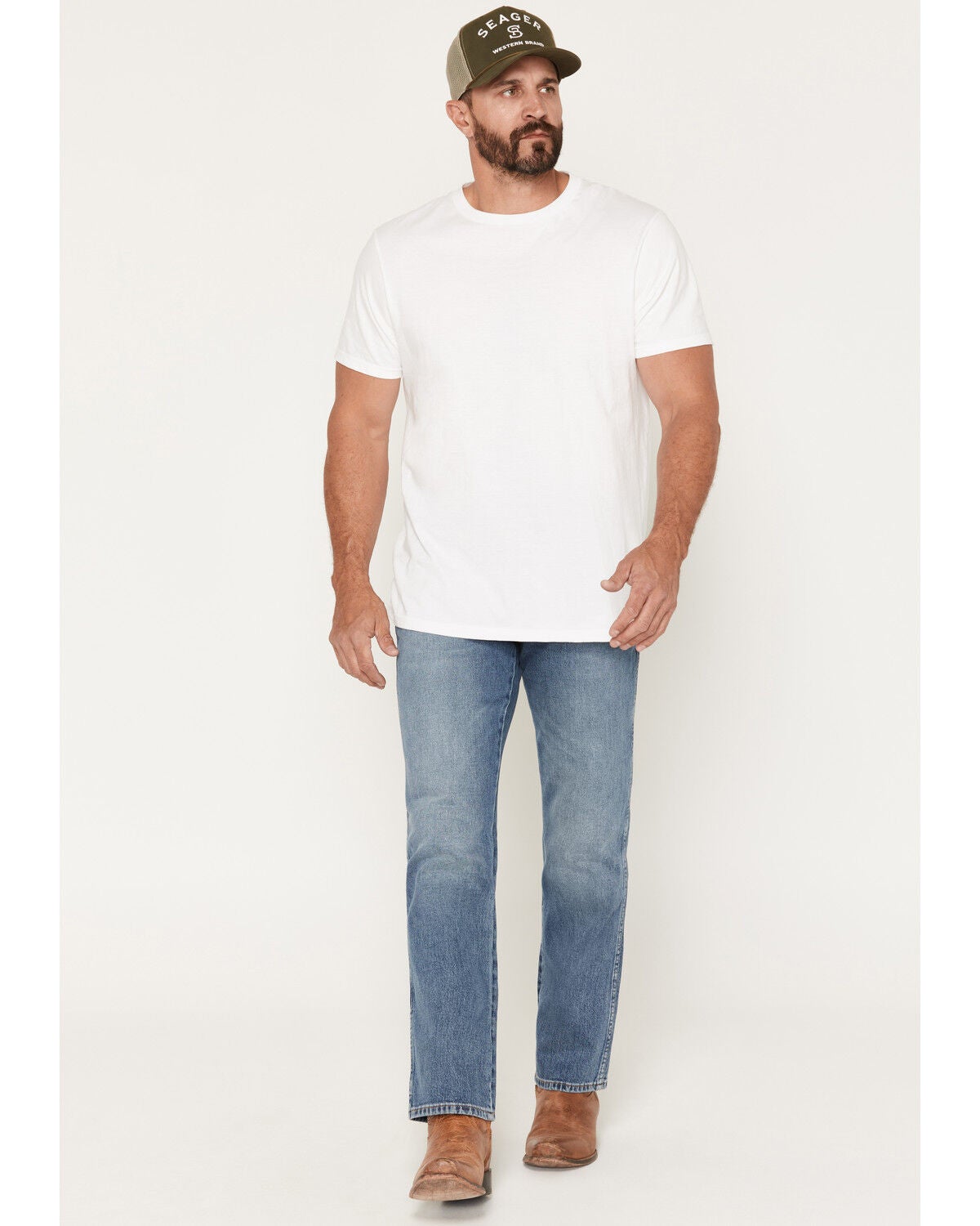 Levi's Men's Throw The Lasso Medium Wash Bootcut Stretch Denim Jeans, Medium Wash, hi-res