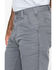 Image #4 - Carhartt Men's Rugged Flex Rigby Dungaree Stretch Work Pants, Grey, hi-res