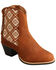 Image #1 - Twisted X Women's Southwestern Printed Western Booties - Round Toe , Brown, hi-res