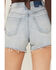 Image #4 - Daze Women's Bottom Line In Fade High Rise Shorts, Blue, hi-res