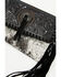 Image #5 - Shyanne Women's Cassidy Hair-On Tooled Leather Crossbody, Black, hi-res