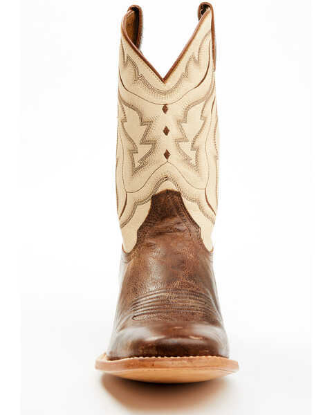 Image #4 - Cody James Men's Bone Western Boots - Broad Square Toe, Ivory, hi-res