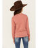 Image #4 - Shyanne Girls' Grazing Cows Long Sleeve Graphic Tee, Coral, hi-res