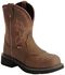 Justin Gypsy Women's Wanette 8" EH Work Boots - Steel Toe, Aged Bark, hi-res
