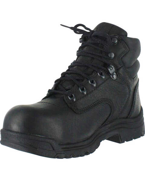 Image #2 - Timberland Pro Women's TITAN 6" Work Boots - Composite Toe, Black, hi-res
