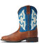 Ariat Boys' Lonestar Red Dirt Road Western Boots - Square Toe , Brown, hi-res