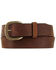 Image #1 - Justin Men's Basic Leather Work Belt, Brown, hi-res