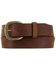 Image #1 - Justin Men's Basic Leather Work Belt - Reg & Big, Brown, hi-res