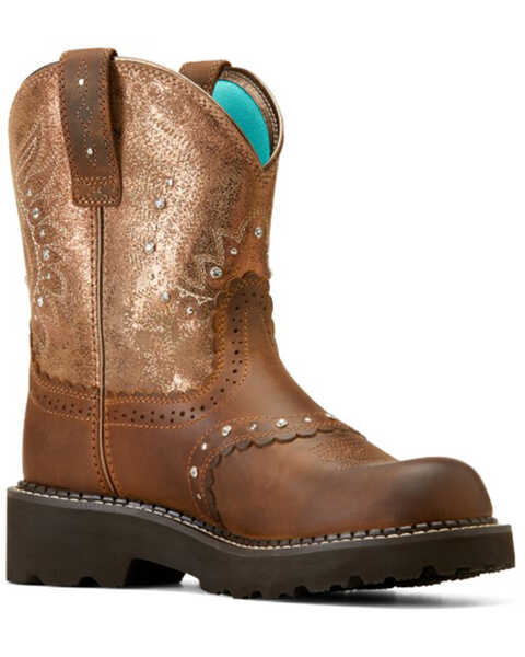 Image #1 - Ariat Women's Gembaby Western Boots - Round Toe, Brown, hi-res