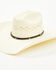 Image #1 - Justin Falcon Straw Cowboy Hat, Natural, hi-res