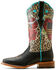 Image #2 - Ariat X Rodeo Quincy Women's Frontier Western Boots - Broad Square Toe, Black, hi-res