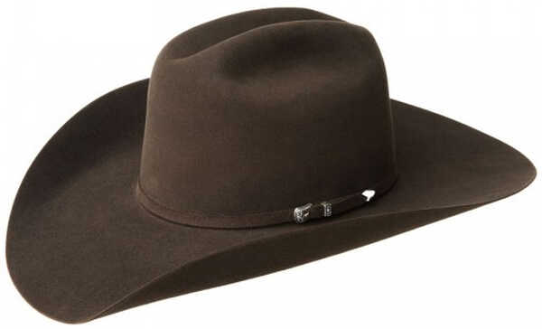 Bailey Men's Stellar 20X Fur Felt Cowboy Hat, Chocolate, hi-res