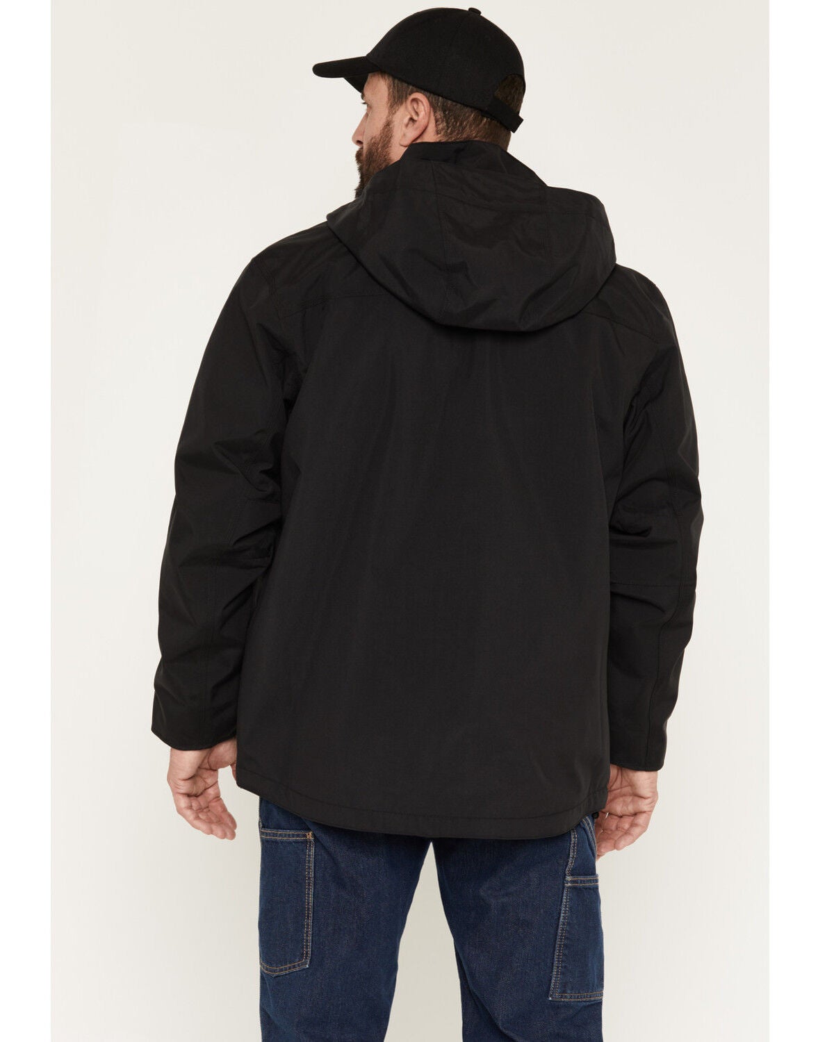 Image #4 - Carhartt Men's Shoreline Storm Defender Heavyweight Work Jacket - Big, Black, hi-res