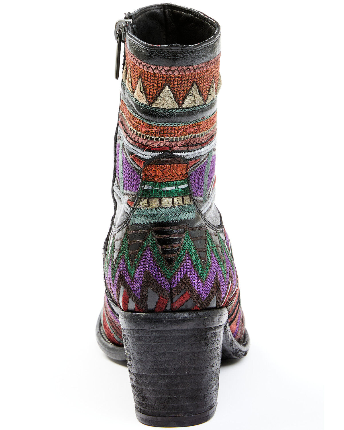 Image #5 - Marco Delli Women's Senegal Fashion Booties - Round Toe, Black, hi-res