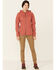 Ariat Women's Marsala Attain Thermal Zip-Front Hoodie , Burgundy, hi-res
