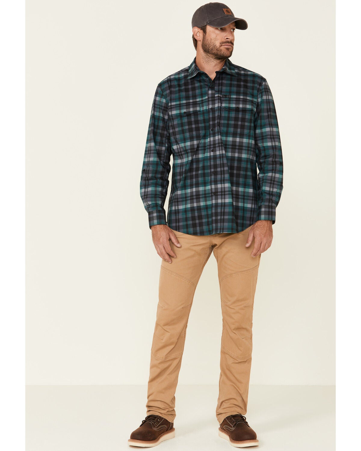 Long Sleeve Western Flannel Shirt 