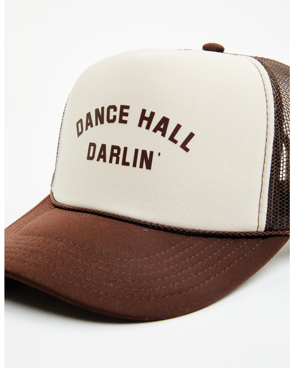 Image #3 - Rodeo Hippie Women's Dance Hall Darlin' Trucker Cap, Brown, hi-res