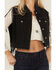 Image #3 - Idyllwind Women's Studded Fringe Vest, Black, hi-res