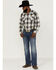Flag & Anthem Men's Desert Son Gilbert Vintage Large Plaid Long Sleeve Snap Western Shirt , Black, hi-res