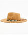 Image #3 - Nikki Beach Women's Straw Rancher Hat, Brown, hi-res