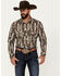 Image #1 - Rock & Roll Denim Men's Southwestern Print Vintage Stretch Western Shirt, Tan, hi-res