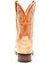 Dan Post Men's Tan Caiman Belly Western Boots - Broad Square Toe, Tan, hi-res